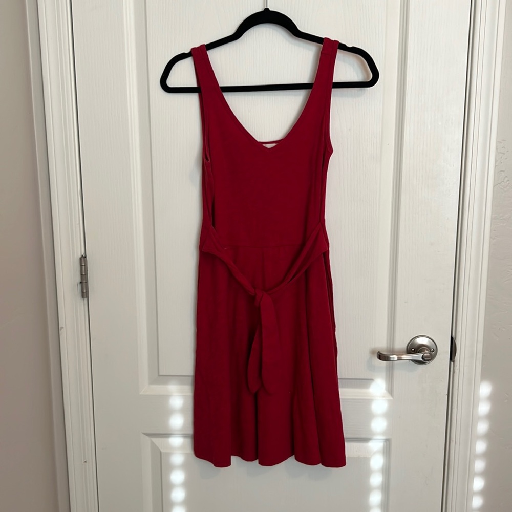 Red loft dress